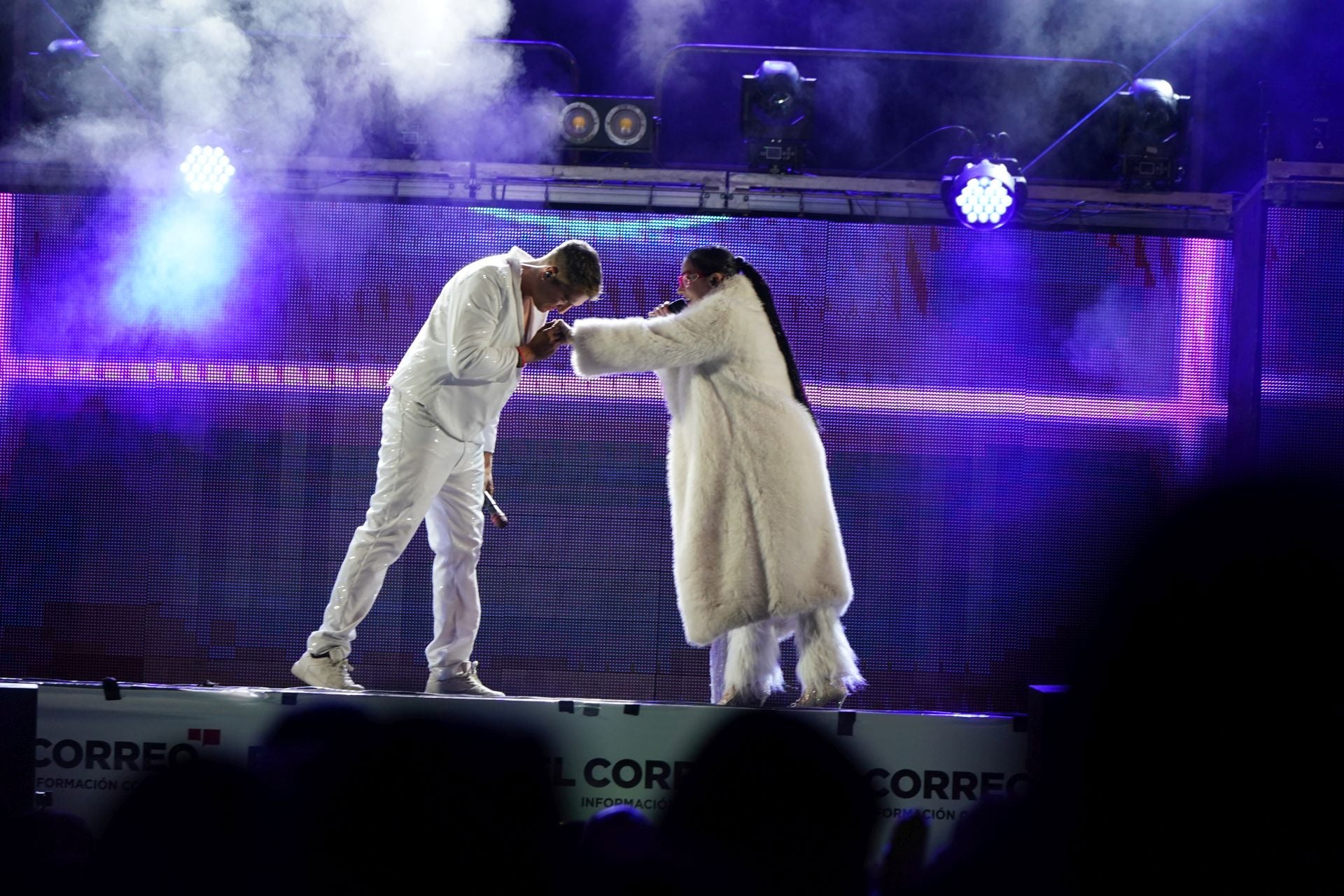 Las mejores imágenes del show de la orquesta Vulkano en Santurtzi