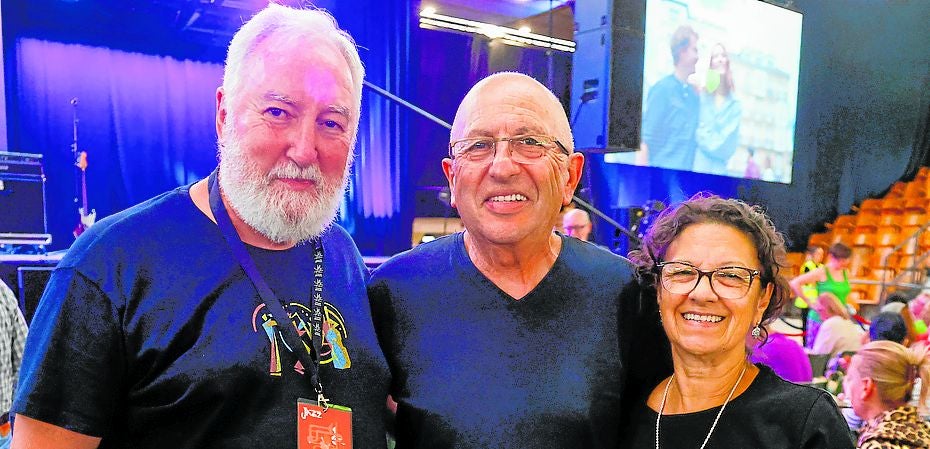 José Luis Luna, Alfredo Souza y Cristina Yurramendi.