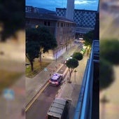 Detenido en fiestas de Santutxu tras lanzar una botella contra un coche durante una pelea