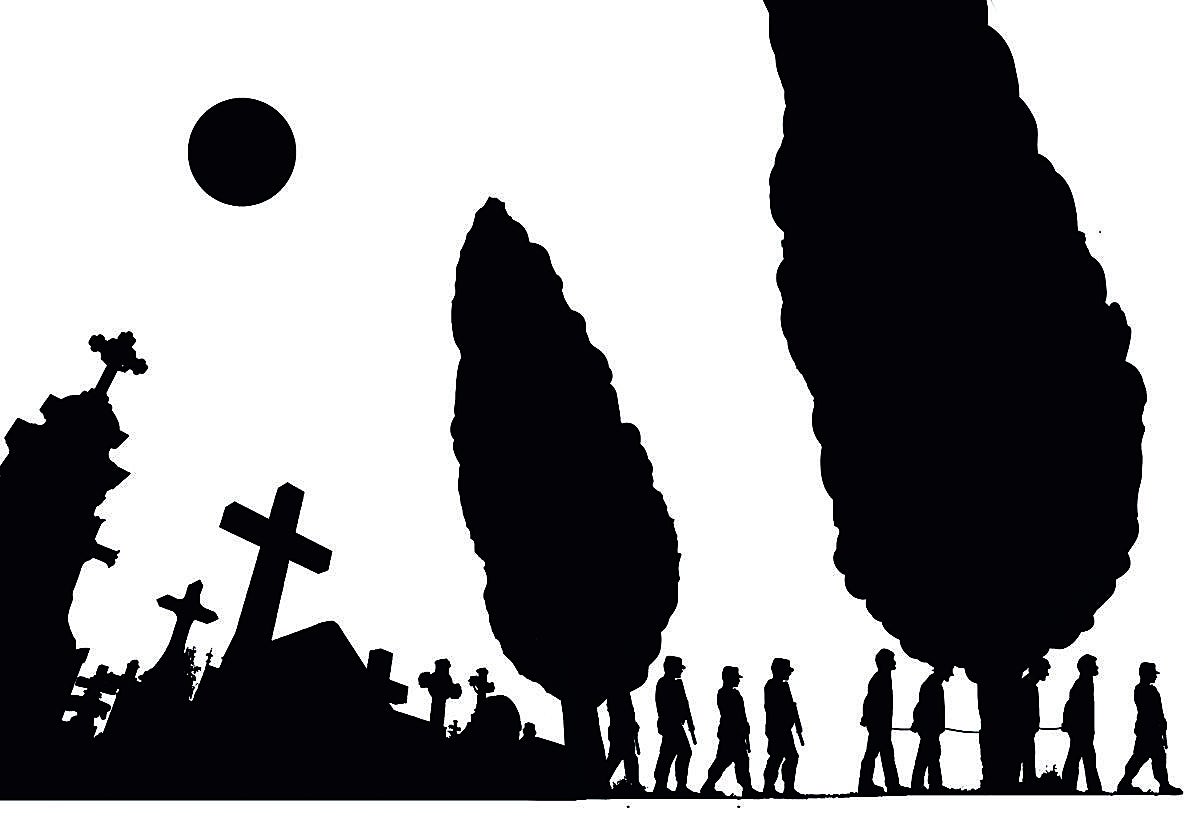 Los últimos fusilados en el cementerio de Derio