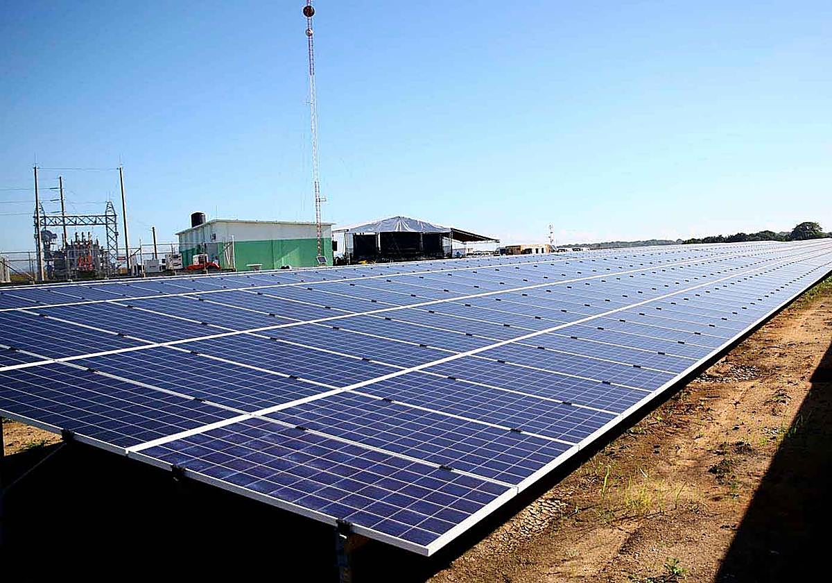 Uno de los parques fotovoltaicos de Dominion en República Dominicana.