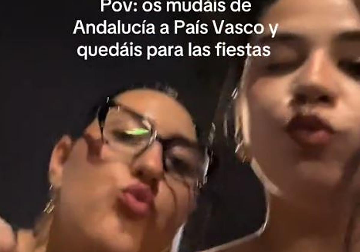 Una andaluza y una gallega 'confunden' las fiestas de Santutxu con las de Santurtzi