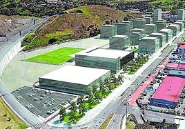 La promoción de vivienda se levantaría sobre terrenos junto al puente de Rontegi.