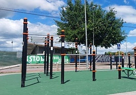 El nuevo parque, de 100 metros cuadrados, cuenta con once zonas para realizar distintos ejercicios