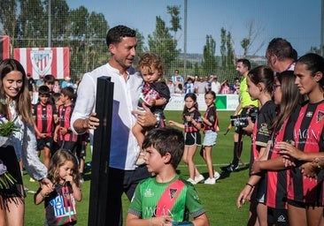 Homenaje a De Marcos en Laguardia: «Echaré de menos jugar en San Mamés hasta que me muera»