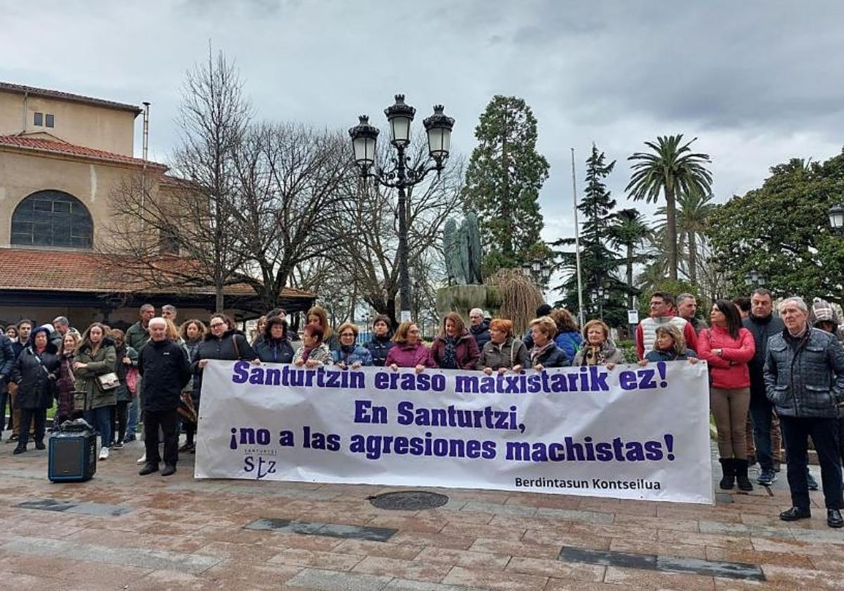 Imagen de una protesta contra las agresiones machistas el pasado mes de febrero.