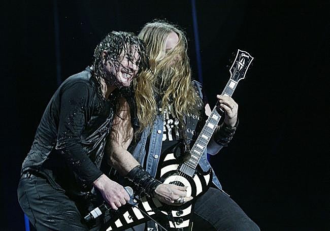 Ozzy, en plenas facultades, durante el concierto de 2012.