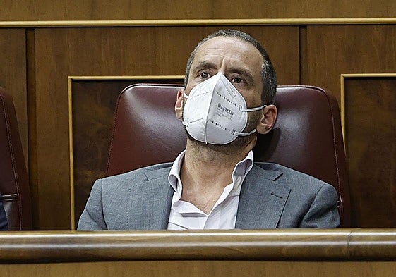 Borja Sémper, en la sesión del martes en el Congreso.