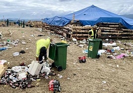 Una quincena de operarios limpiará la zona oficial y las áreas adyacentes de Aixerrota