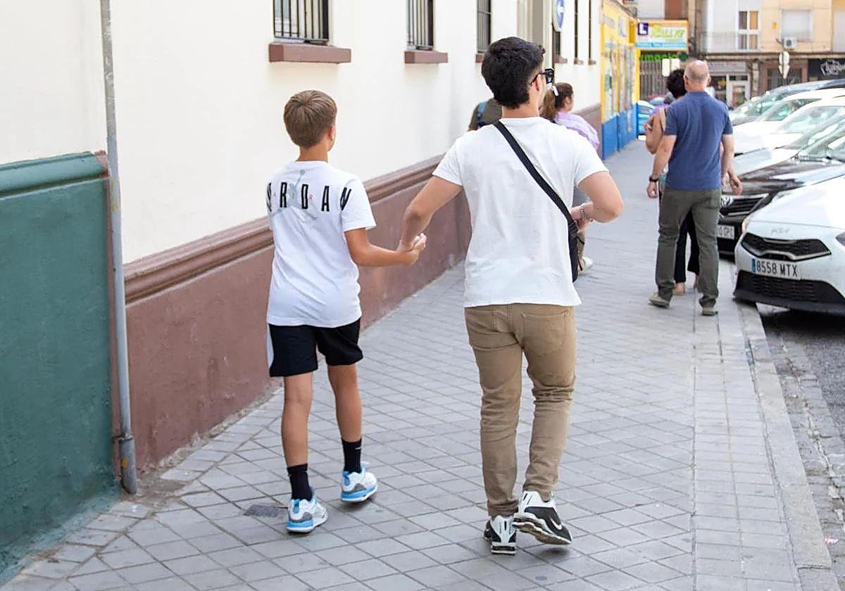 Imagen de los dos hijos de Juana Rivas.