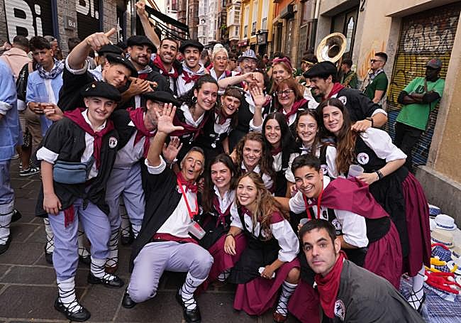 La cuadrilla Nekazariak.