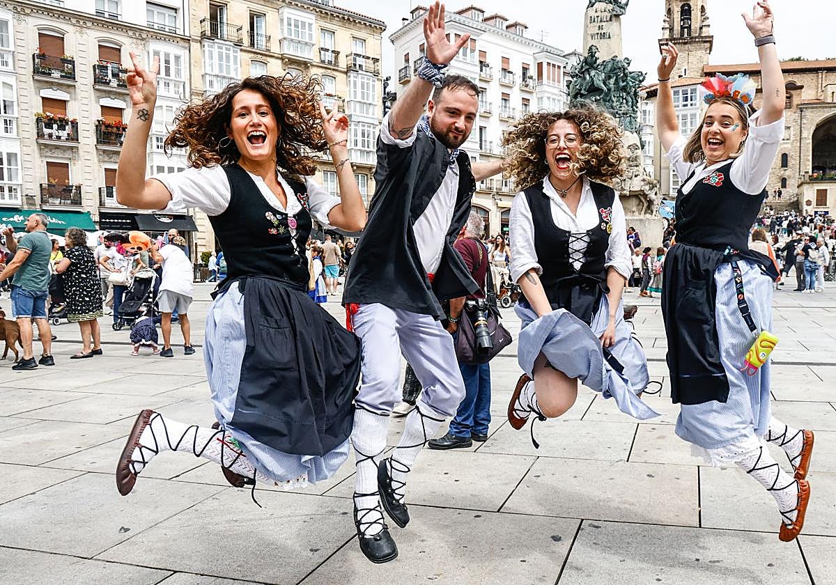 Las abarcas llenan Vitoria