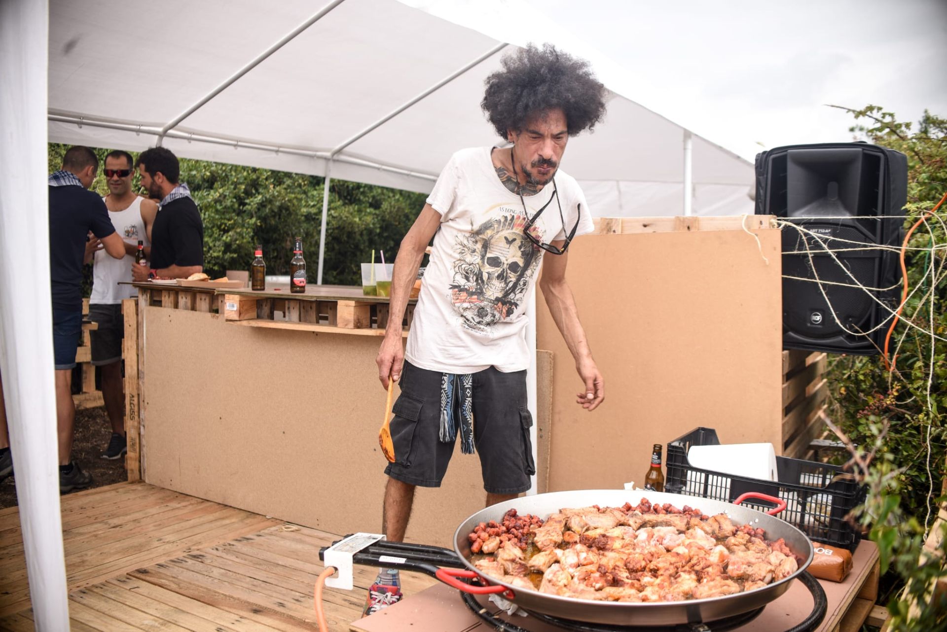 La imágenes del ambiente festivo en Aixerrota