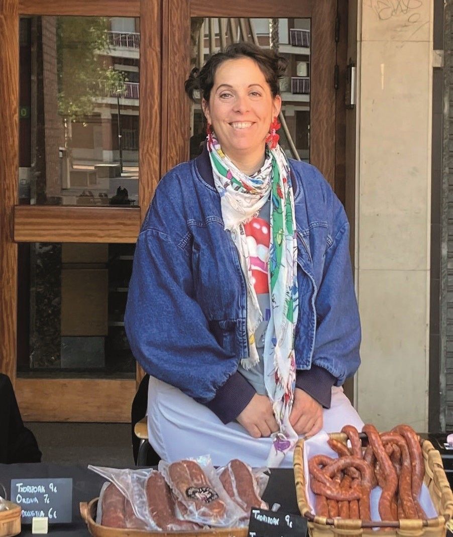 Lorea Momeñe, productora de Urgoitiko txorizoak.