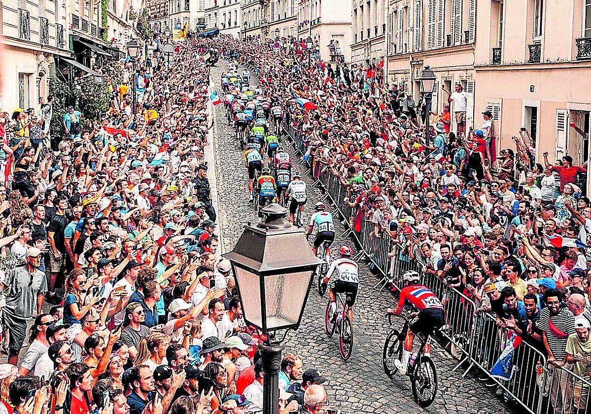 El ambiente en los Juegos en Montmartre fue espectacular.