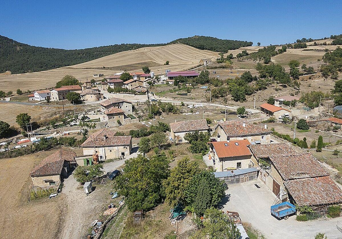 El pueblo alavés de Mioma.