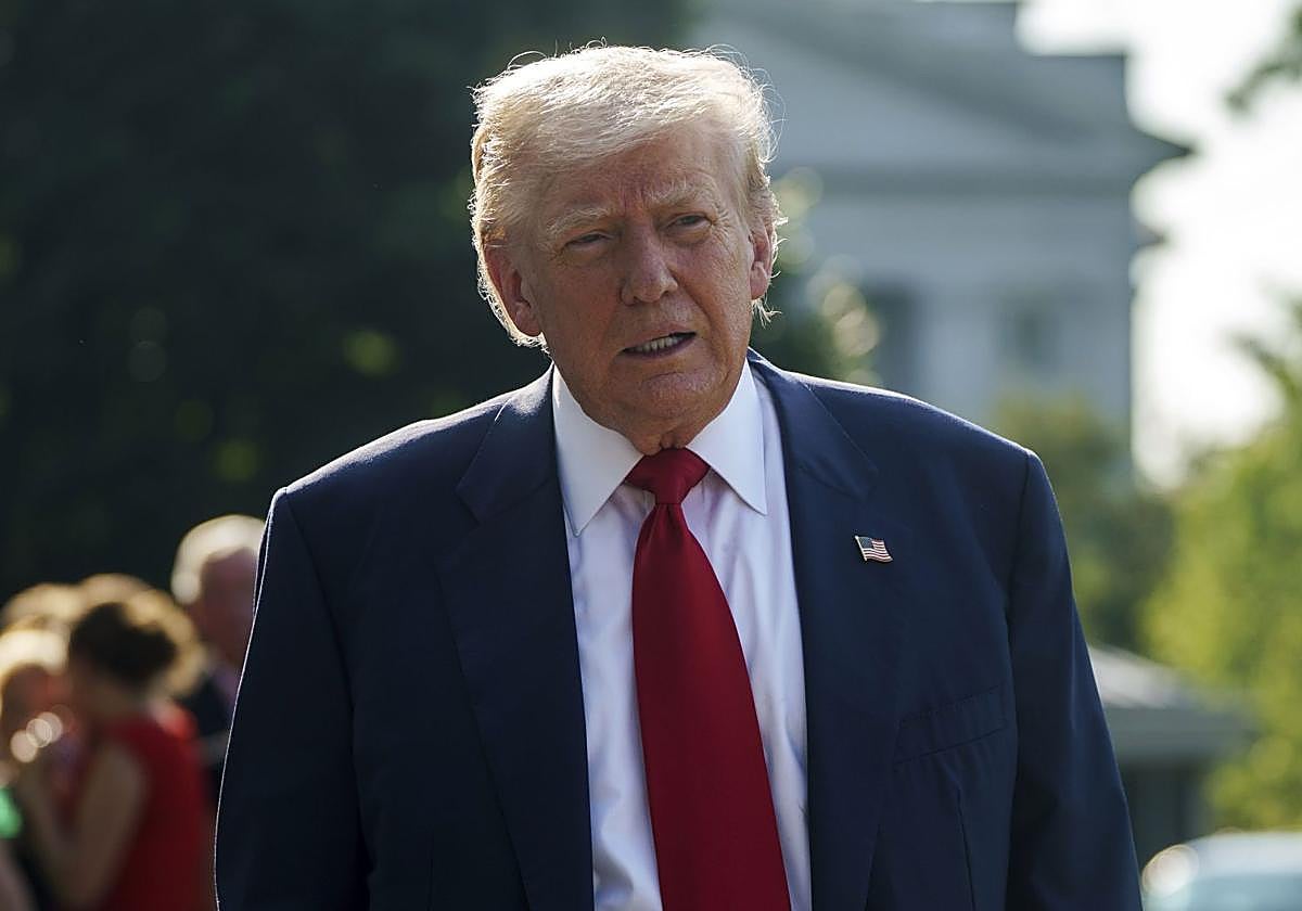 El presidente de Estados Unidos, Donald Trump.