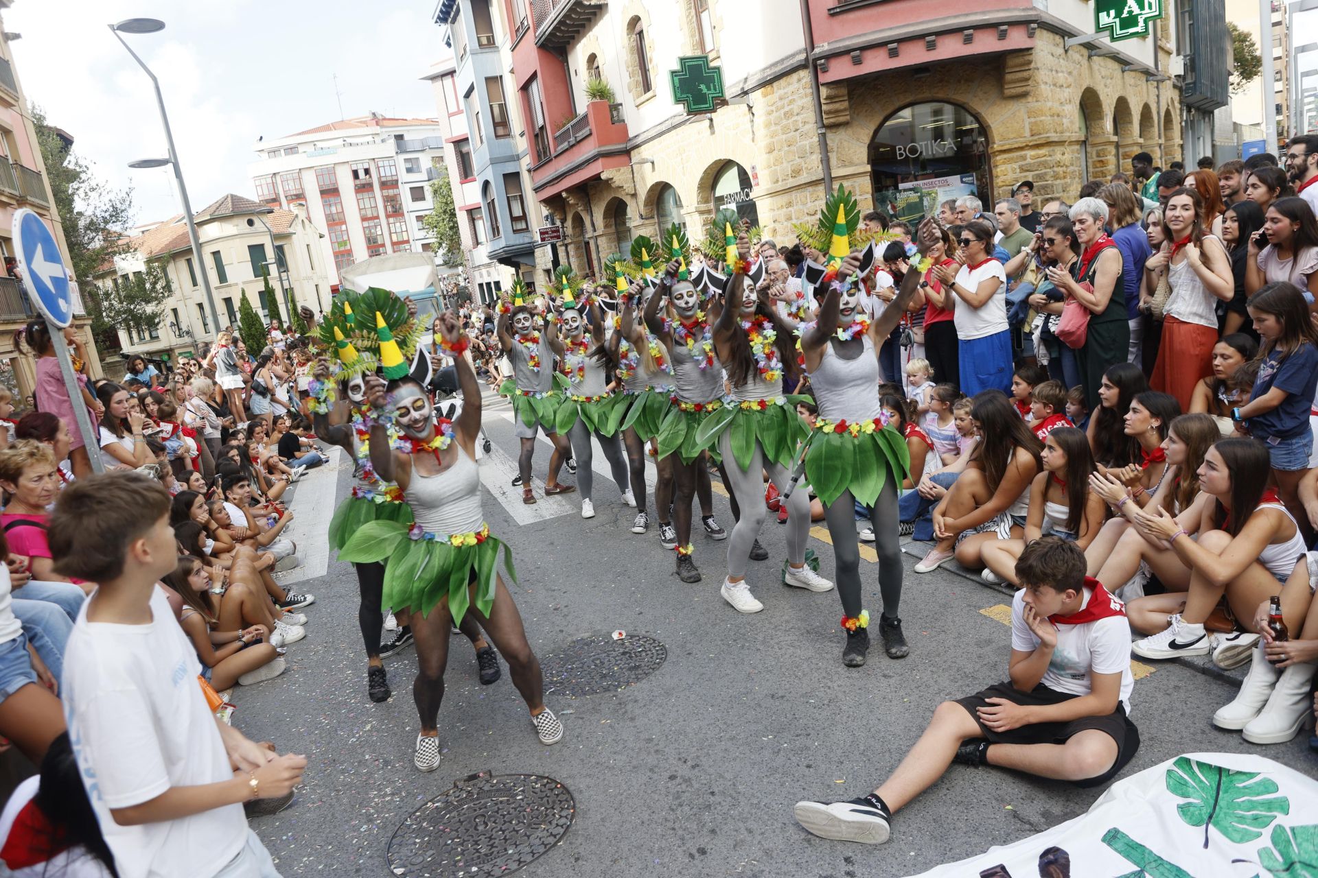 Los 'Saninazios' toman Algorta