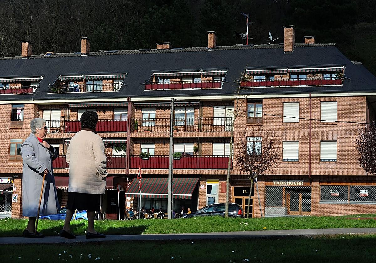 Bloque de viviendas en Aperribai.