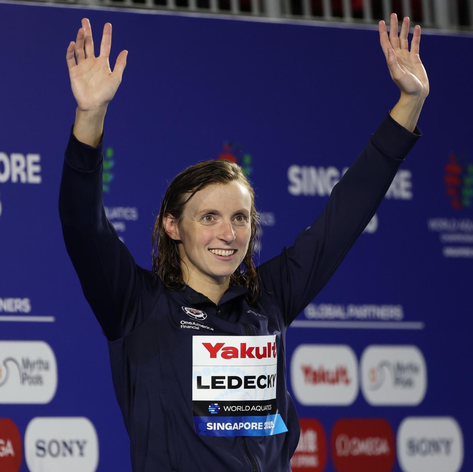 Katie Ledecky en Singapur