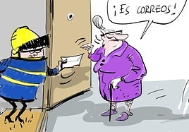 La tira de Cerrajería sobre los problemas en Correos