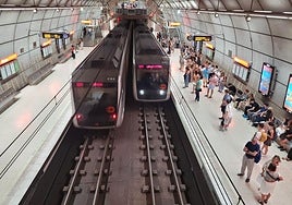 Una avería técnica provoca retrasos en el metro dirección Etxebarri