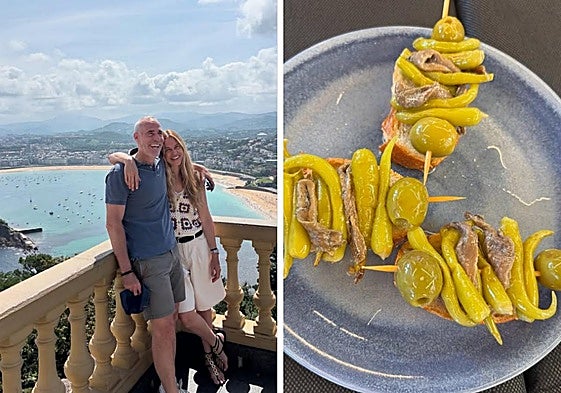 Gildas, playa y... chaparrón sorpresa: la pareja de famosos que ha elegido Euskadi para pasar sus vacaciones