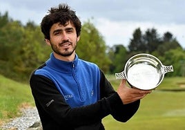 Javier Sainz ganó el Scottish Challenge en 2022, su único título en el circuito de la segunda división europea.