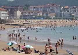 Imagen de la playa de Gorliz.