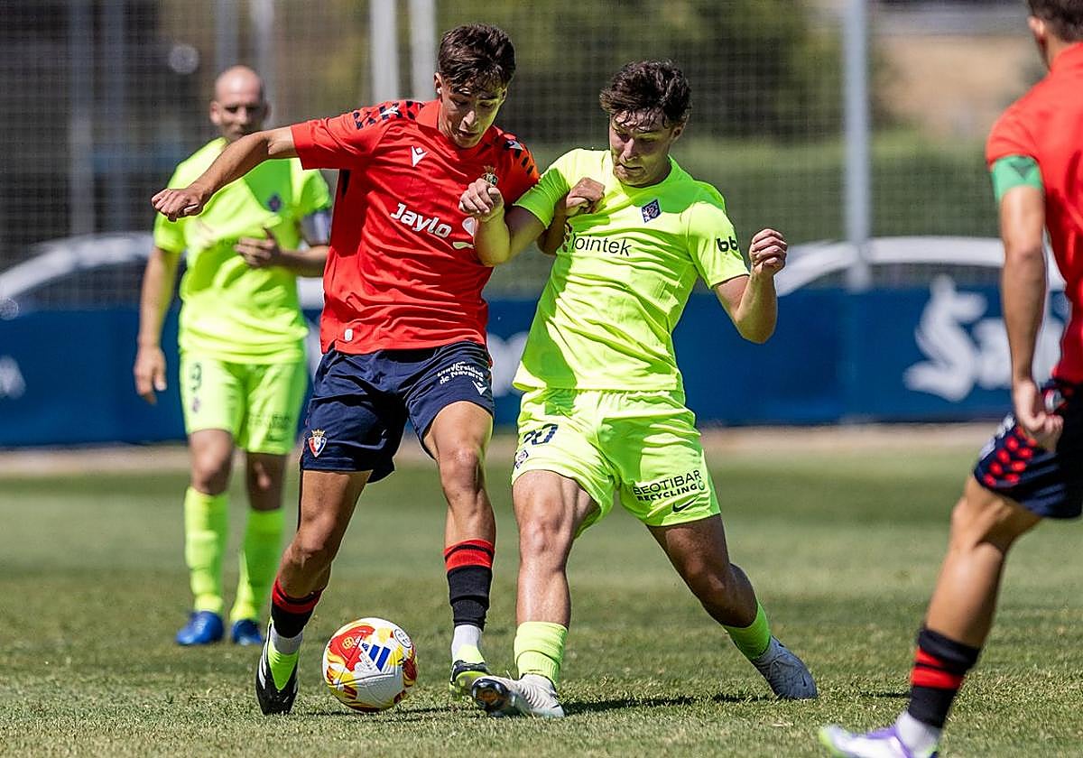 El Amorebieta cae en su primer test ante un Osasuna Promesas más rodado
