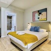 Una de las habitaciones de la cadena Gaiarooms en Bilbao.
