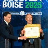 Premio al padre del programa de intercambio de estudiantes entre EEUU y Euskadi