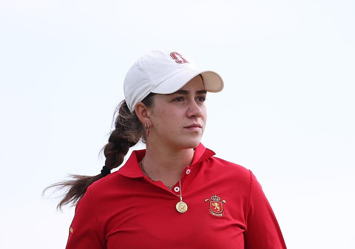 Paula Martín Sampedro, durante la ronda final del British.