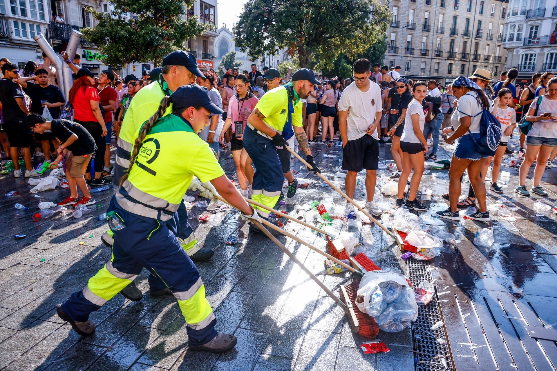 La bajada de Celedón en imágenes