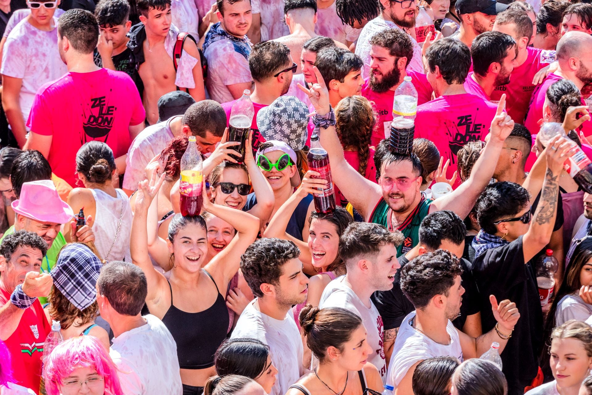 La bajada de Celedón en imágenes