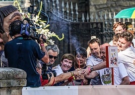 Joseba Fiestras, Blanca Aguillo, Begoña Divar, Joseba Perea y Satur García.