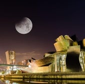 Superluna de noviembre en 2015 en Bilbao.