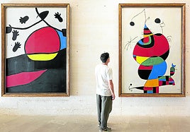 Dos pinturas del artista en la Fundación Miró