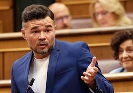 El diputado de ERC Gabriel Rufián