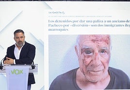 Rueda de prensa de Santiago Abascal.