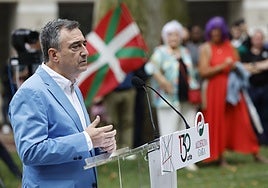 El presidente del PNV, Aitor Esteban.