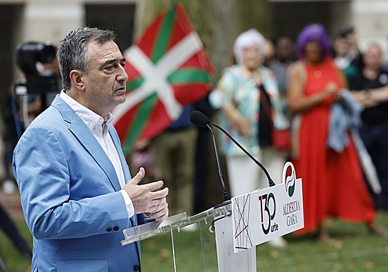 El presidente del PNV, Aitor Esteban.