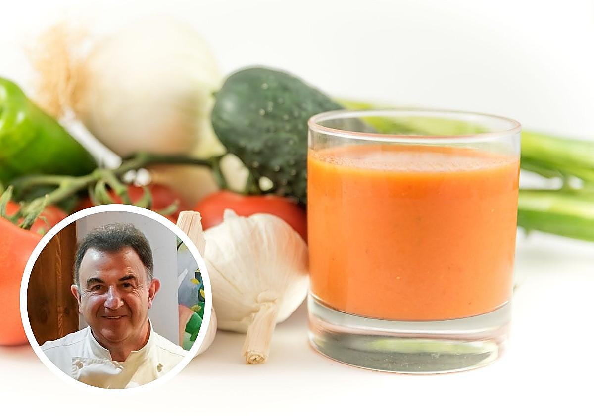El truco definitivo de Martín Berasategui para preparar el mejor gazpacho del verano sin gastar más