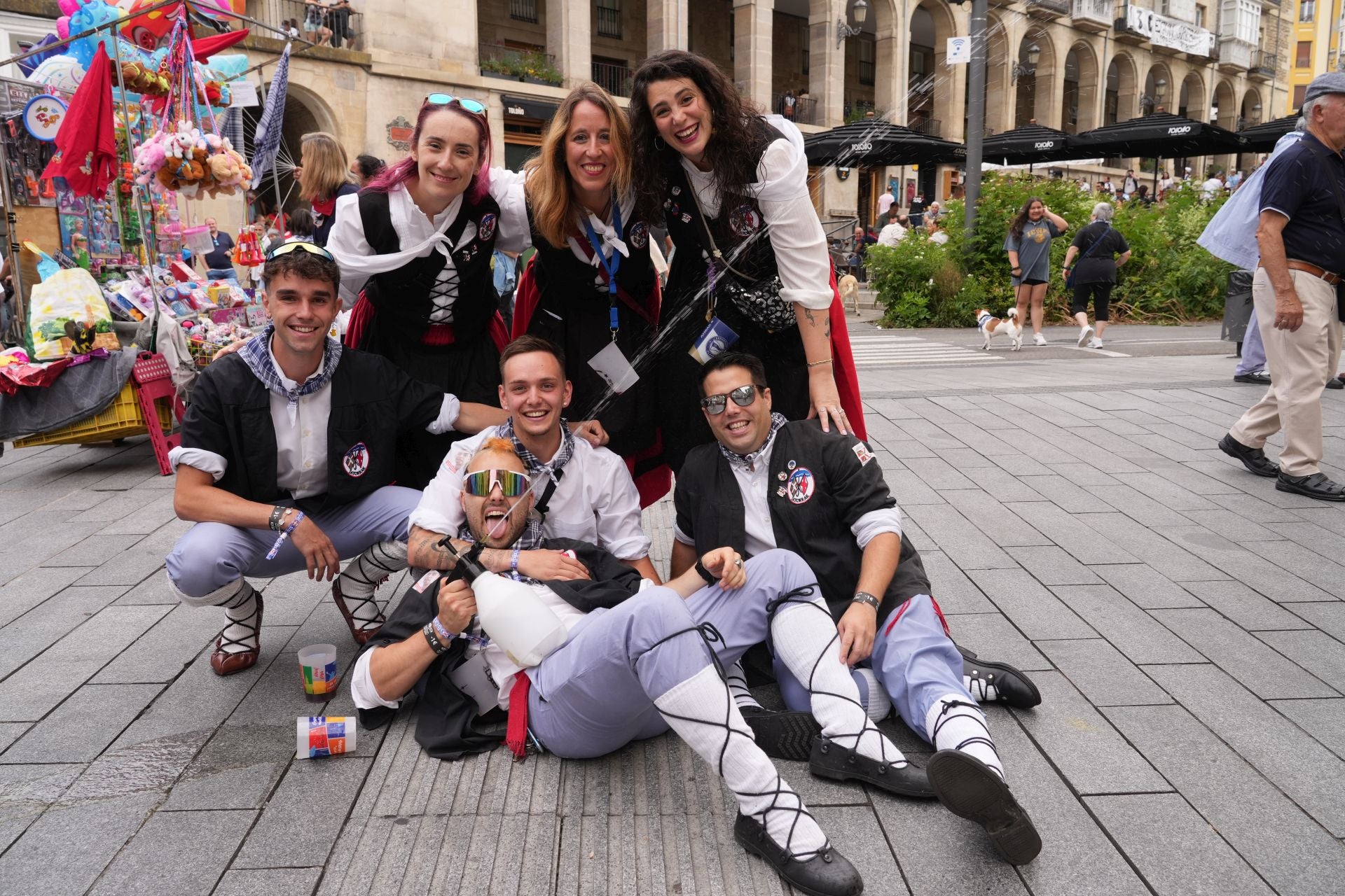 Ekaitz González, Naiara Elejalde, Cristina Sáez de Villaverde, Medea Amado, José Luis Morillo, Eduardo Díaz e IbonGarcía.