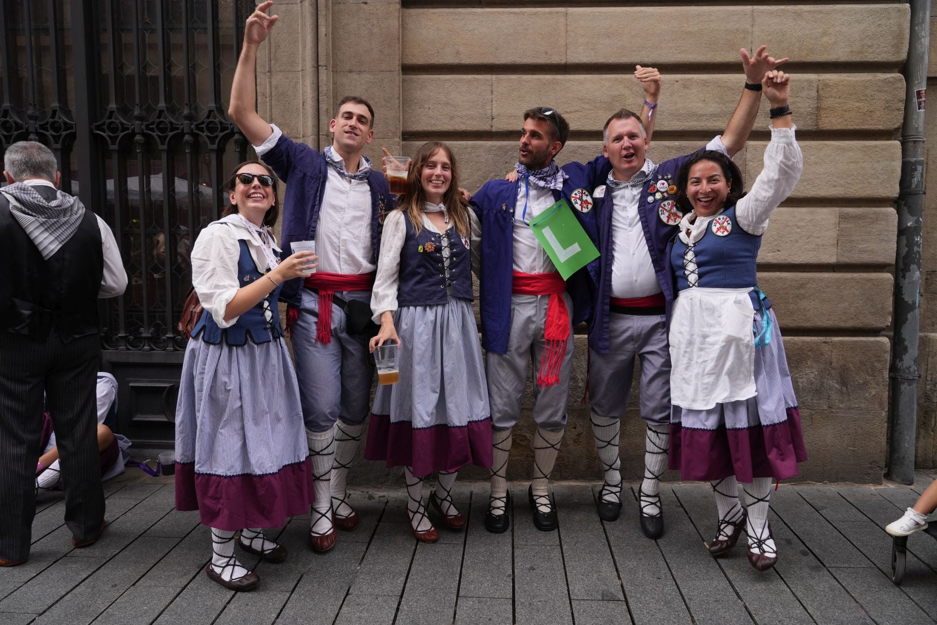 Paula Ortiz, Igor Ruiz, Orella Beitia, Markel Fernández, Jagoba Uraeta y Mónica Mena.