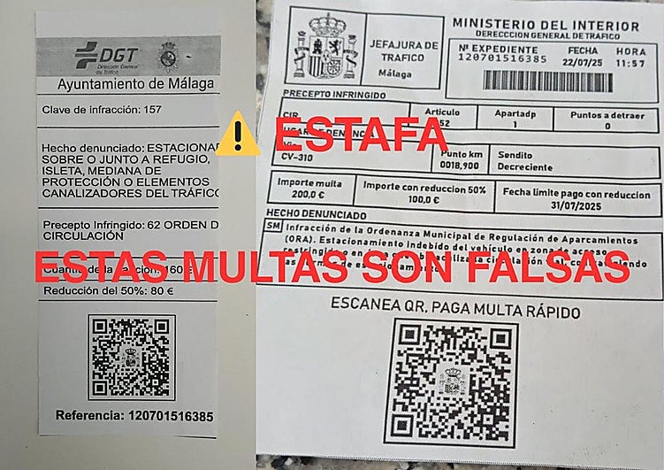 La DGT alerta de esta nueva estafa: envían multas de tráfico falsas con ...