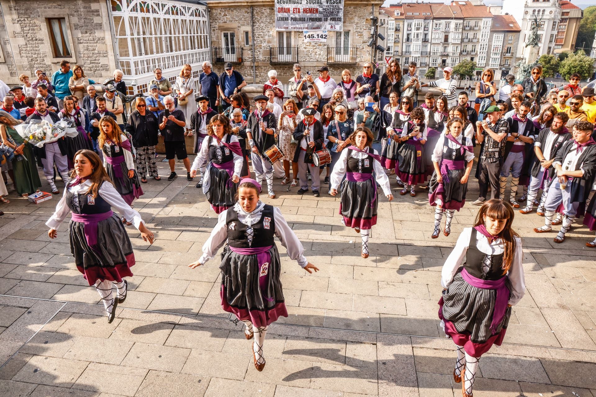 La segunda jornada de fiestas de Vitoria, en imágenes