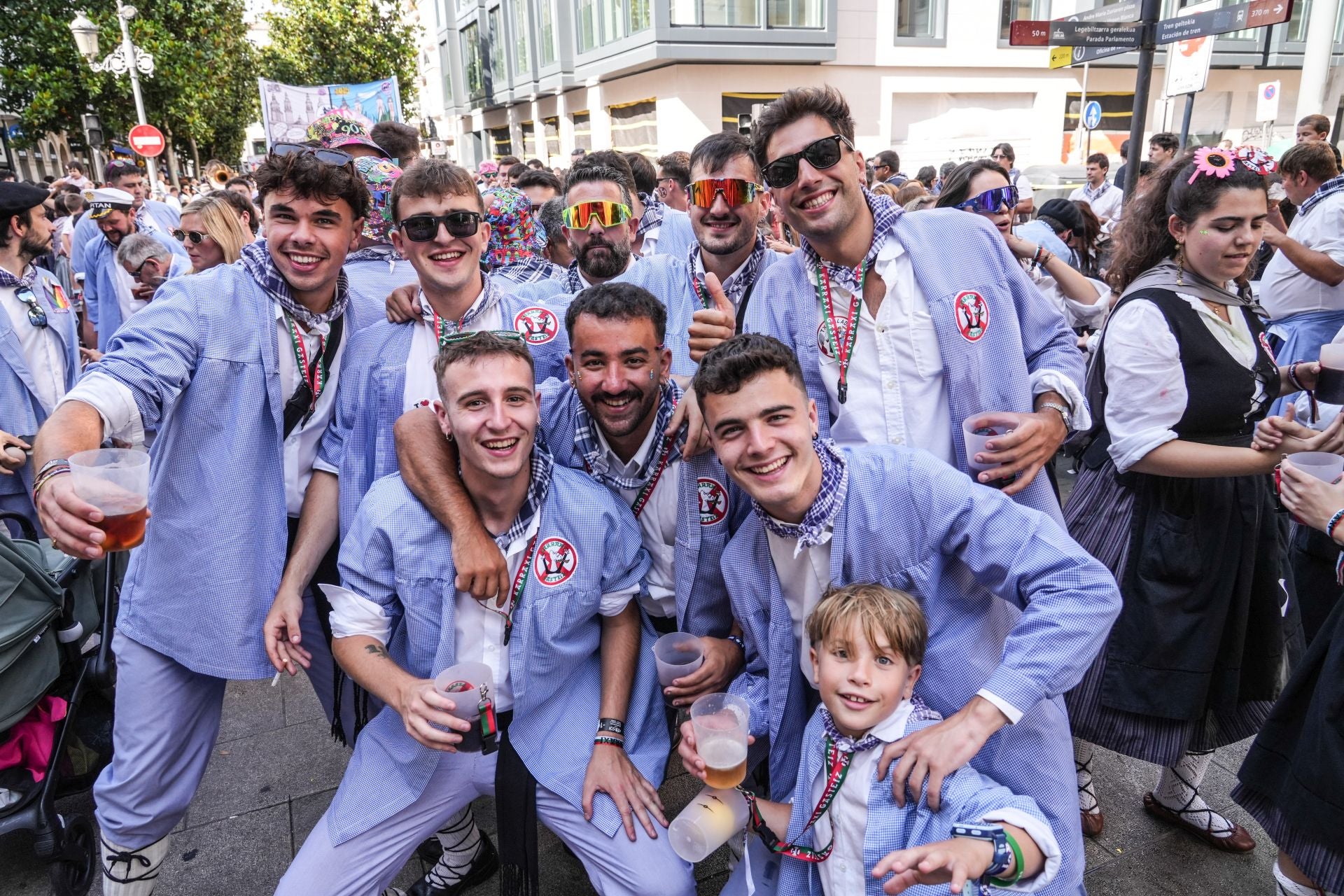 La segunda jornada de fiestas de Vitoria, en imágenes