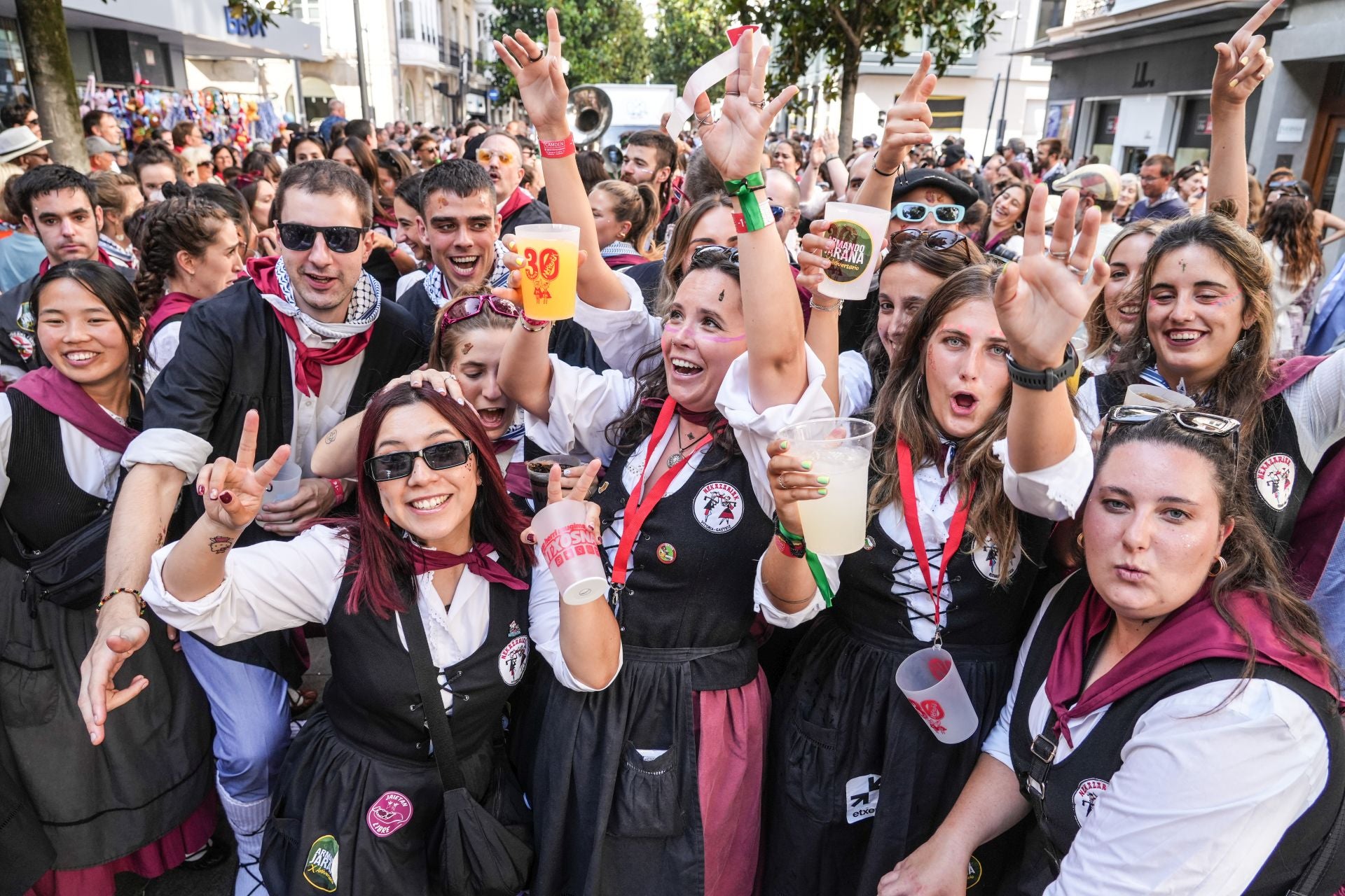 La segunda jornada de fiestas de Vitoria, en imágenes