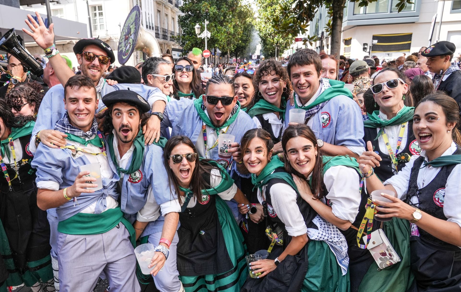 La segunda jornada de fiestas de Vitoria, en imágenes